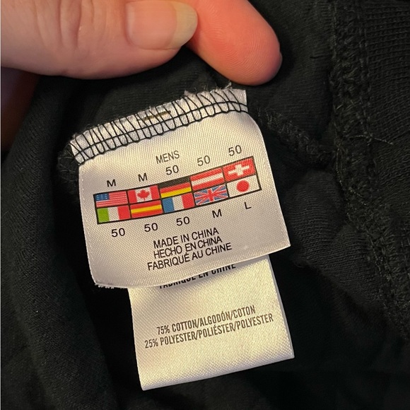 Spyder Sweatshirt Sweater Pullover Fleece Size M Black Red 1/4 Button - Picture 8 of 10